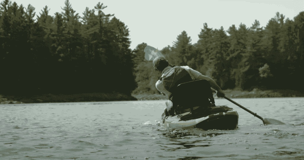 ken whiting trying to flip the bonafide rs117 kayak