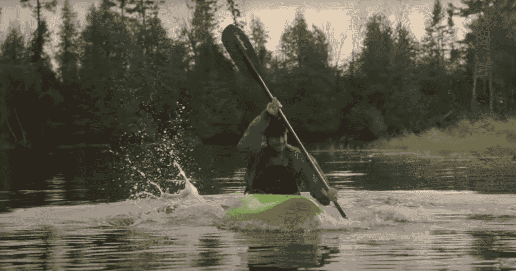 ken whiting paddling in the jackson kayak antix