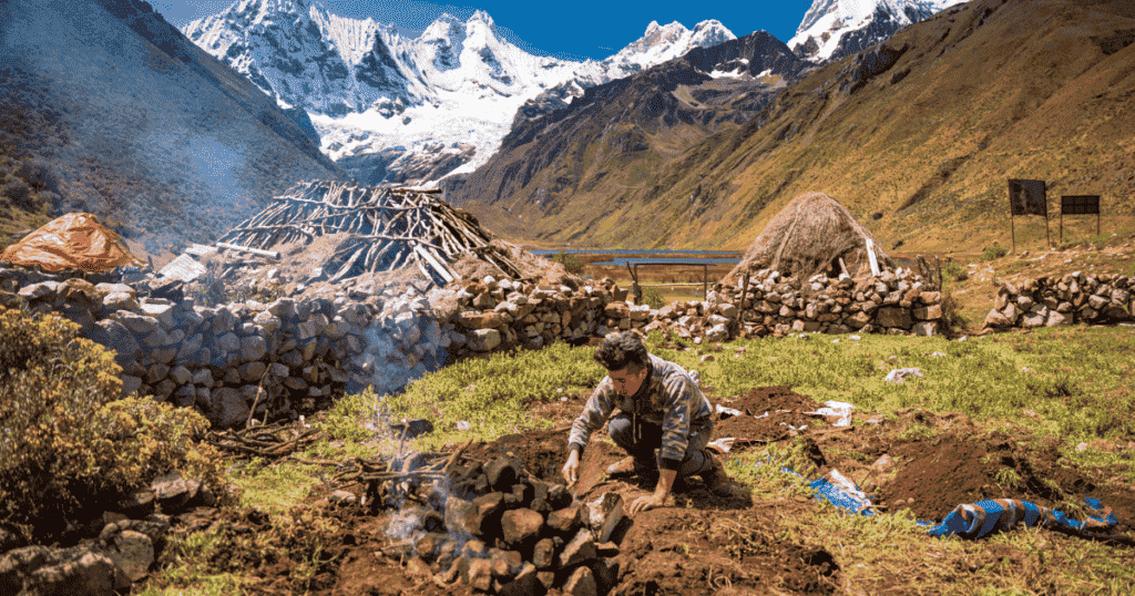 high altitude hiking in Peru backpacking the tallest peaks