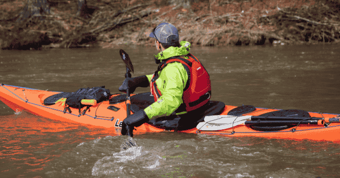 6 gear ideas featured image ken whiting paddling in north carolina in a p and h leo kayak