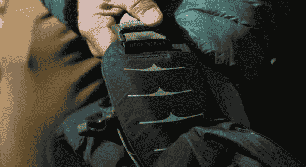 Osprey Atmos AG 65 backpack fit on the fly system