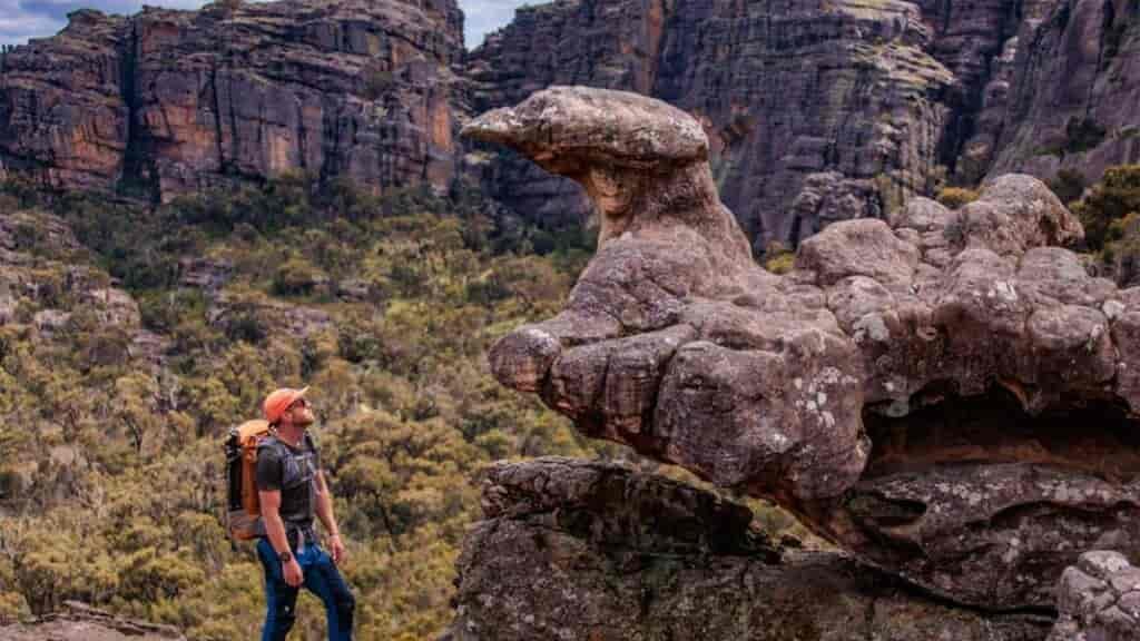 Grampian Mountains, Climbing Mt Stapylton