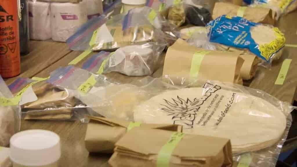 Canoe camping tip: Ted at Killarney Outfitters had our entire trip meal laid out and ready for packing