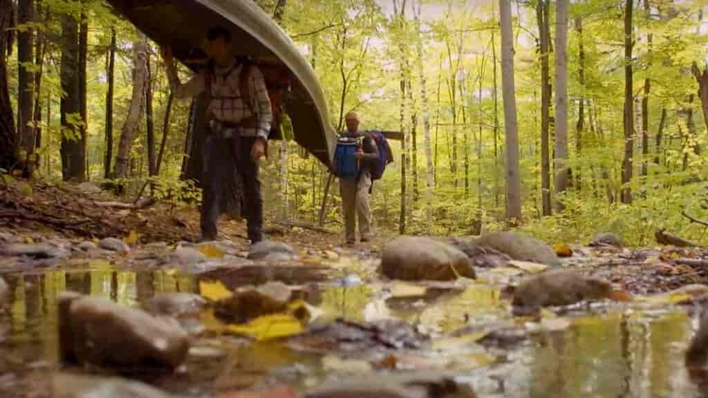 canoe camping trip meal planning - A lot of portages means you need to pack smart!