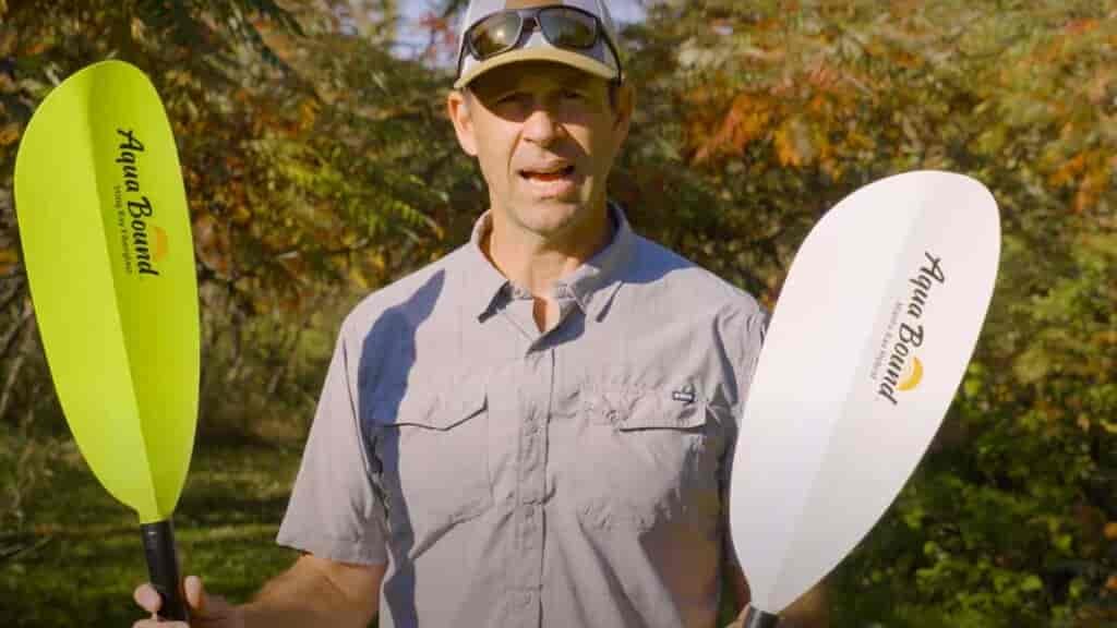 kayak paddle length depends on a number of factors like the blades
