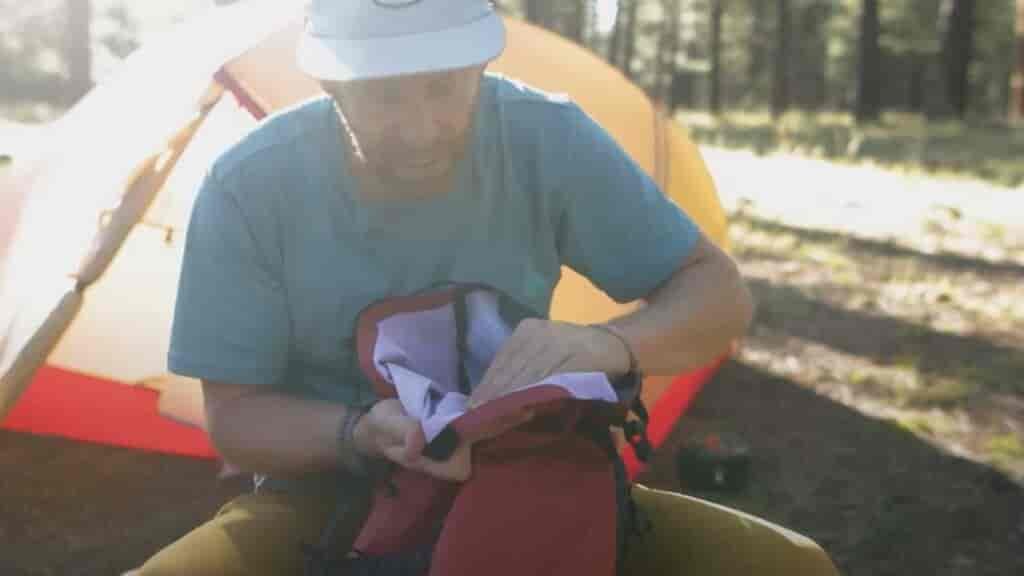 new hiking gear with great materials, lightweight fabric make the Waymark 50L backpack light!