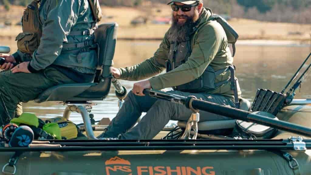 The NRS Slipstream has it all when it comes to mounting. Gear tracks, rod holders for both fly and traditional and much more