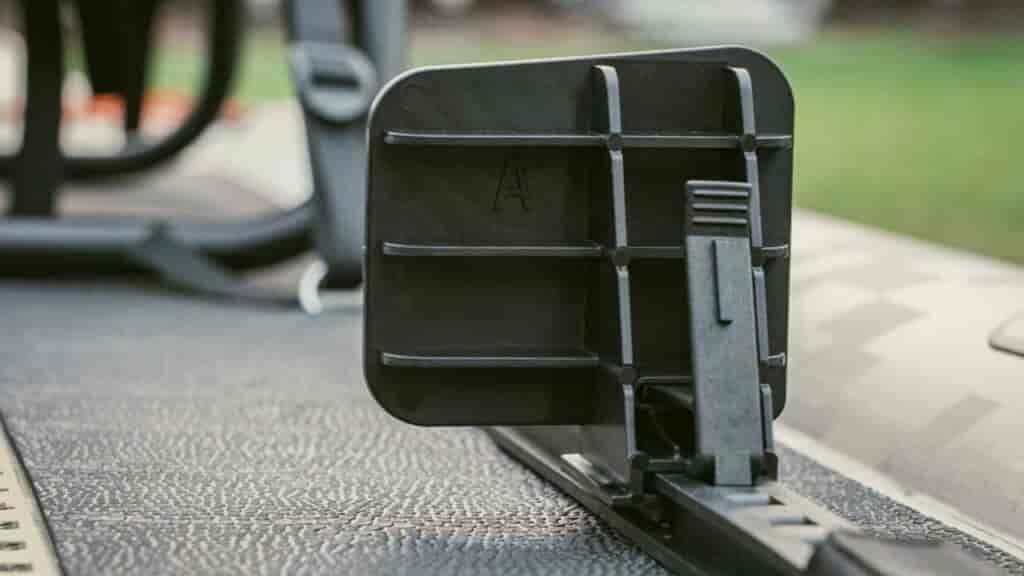 When paddling a full day in a fishing kayak, its super important to have comfy foot pegs.