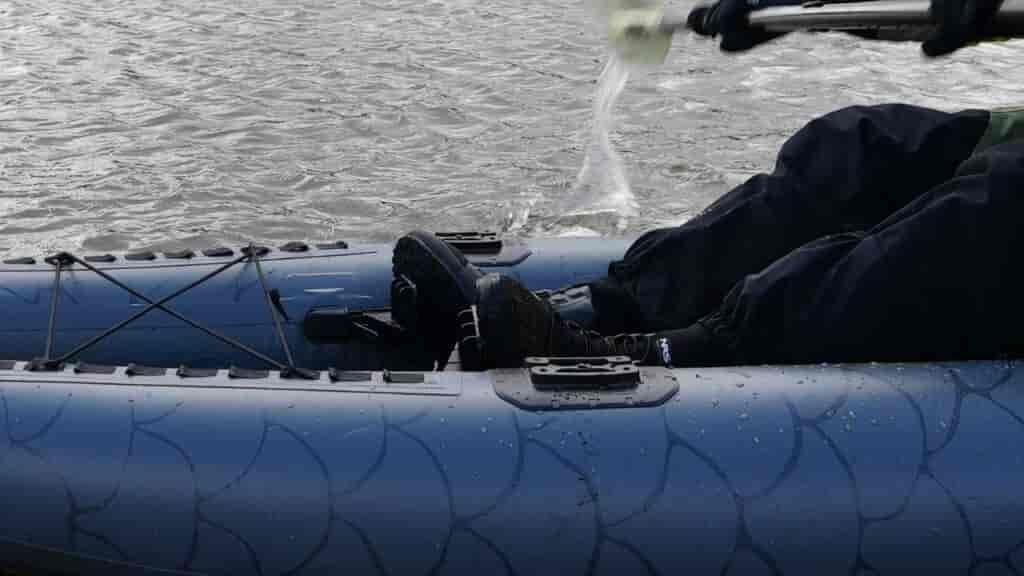 The cool loops all over this kayak allow for tying any gear down both at the bow and stern!