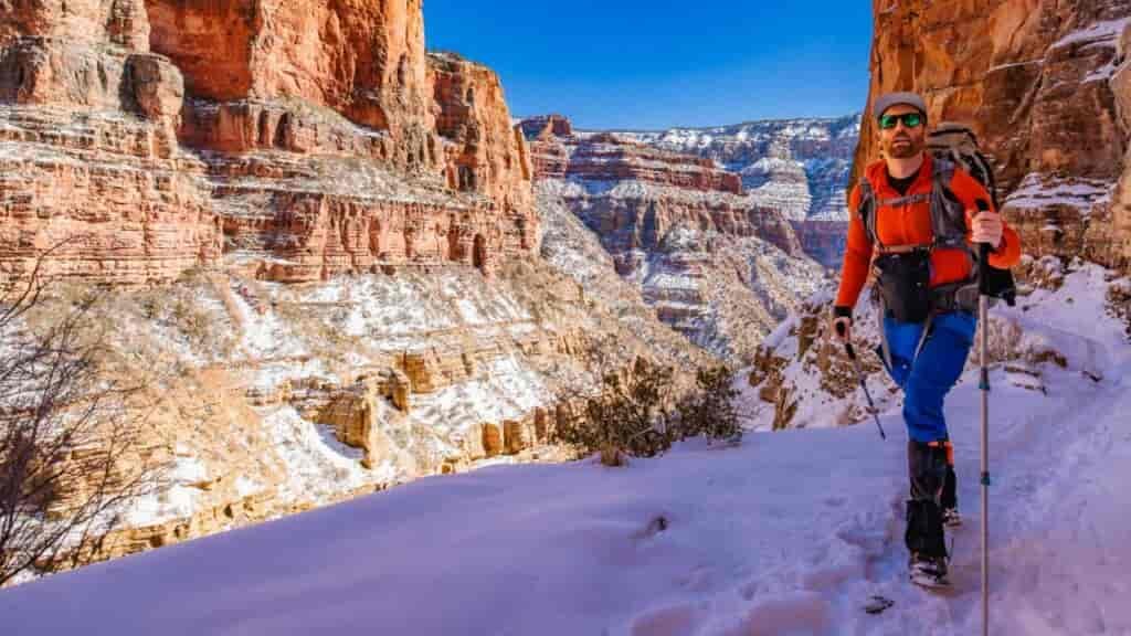 The Grand Canyon had a ton of snow to deal with. My Hiking Boots and Shoes had to handle the flexibility needed as well as the cold.