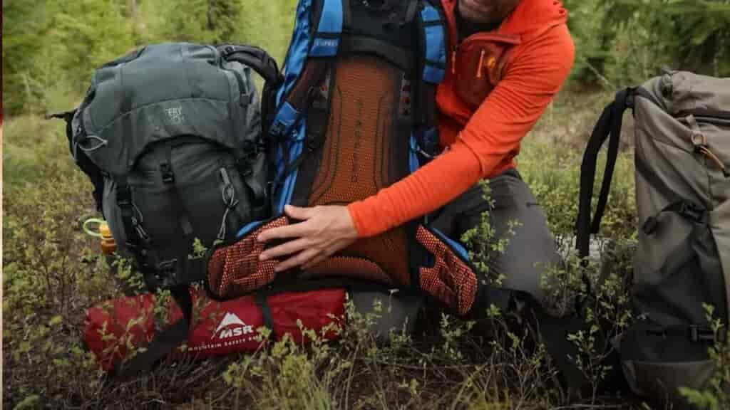The Osprey Exos 48 belt is very comfortable as well.