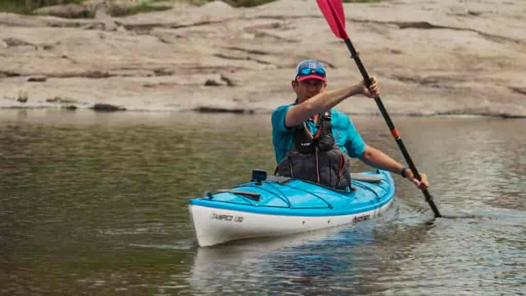 If you find your boat turning, you're probably drawing either too far back or too far forwards.