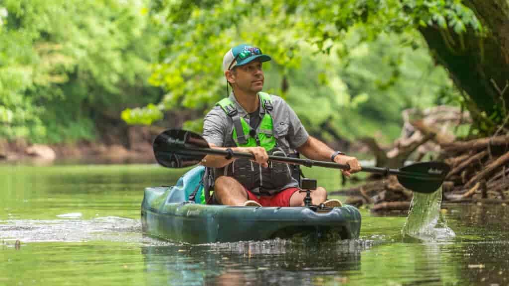 Many think that you don't have a paddle on a pedal kayak.  Not true!  You always need a paddle in case the drive breaks down.