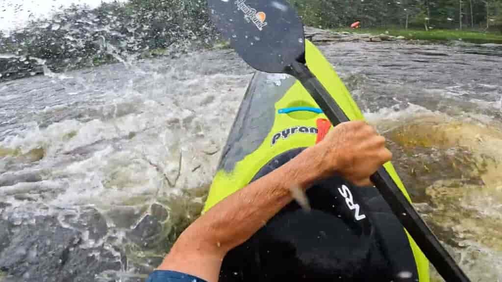 The Ripper 2 busts through waves well with it's big rocker.