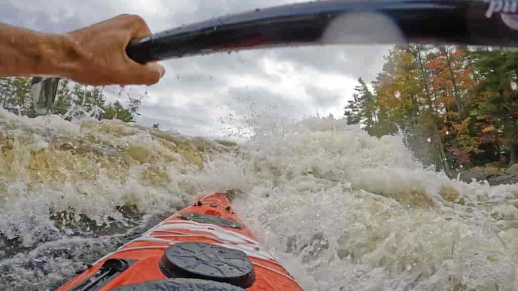 The Lorne Rapid.  A classic big water run on the Otrawa River.
