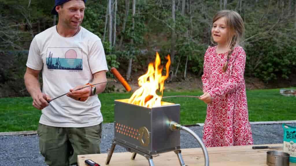 Having an impromptu hotdog roast has been a favorite.  
