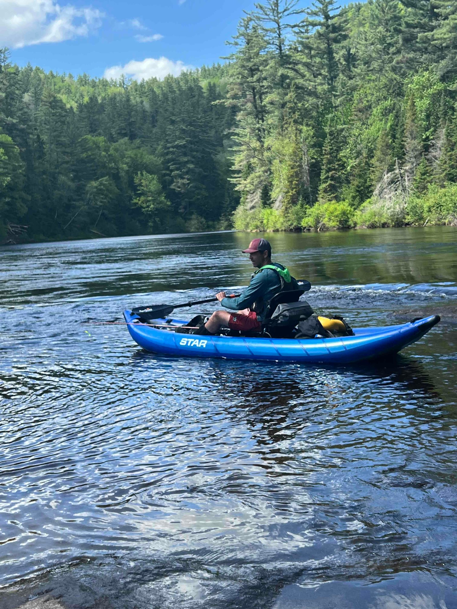 Ken Whiting on NRS Raven Dumoine River Quebec
