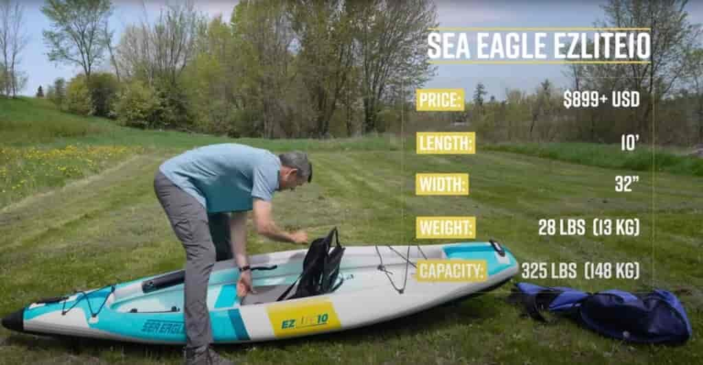 Sea Eagle EasyLight 10 Inflatable Kayak specifications