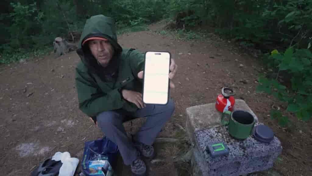 kayak camping trip, zoleo satellite communication device